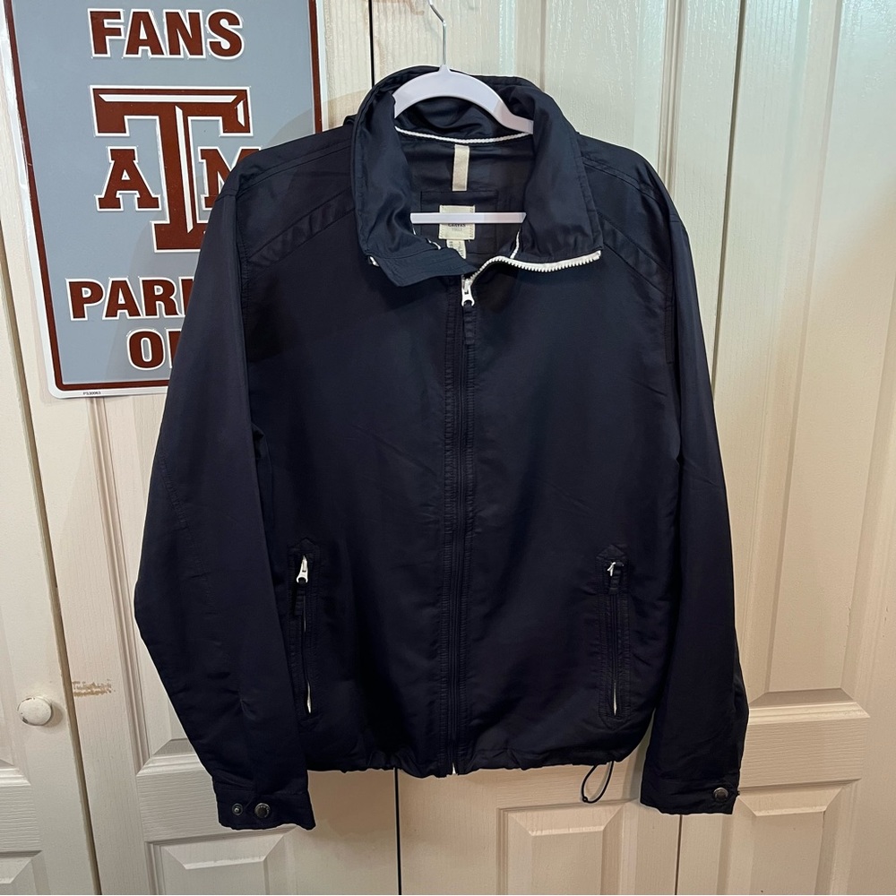 Lands’End Canvas Men’s Zip Up Windbreaker